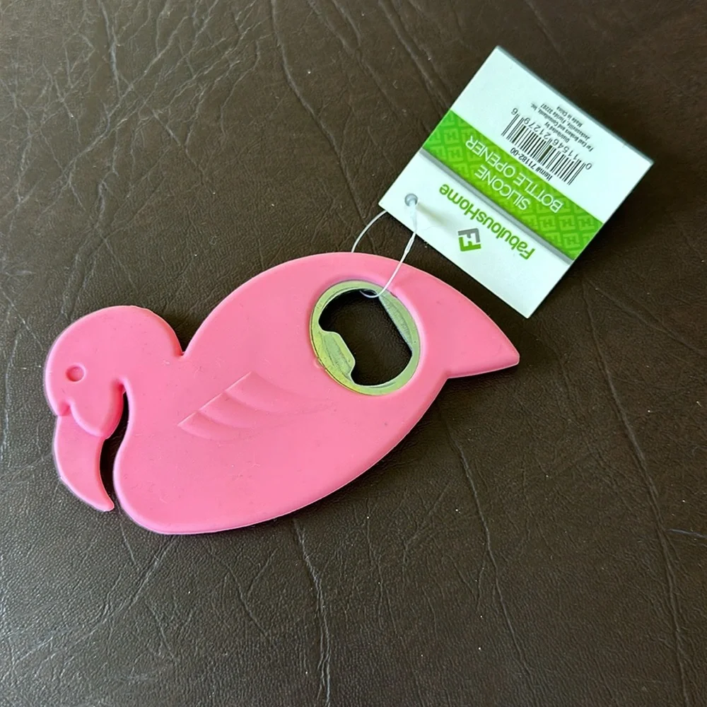 Fabulous Home Flamingo Silicone Bottle Opener 🦩